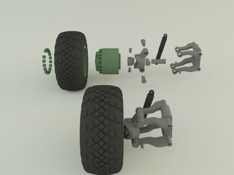 Russian Defense wheel 3D 模型