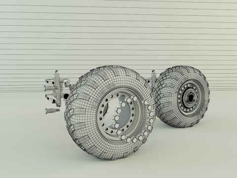 Russian Defense wheel 3D 模型