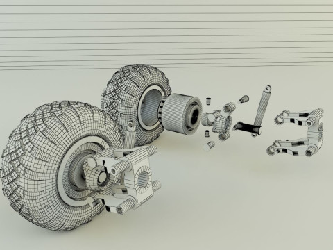 Russian Defense wheel 3D 模型