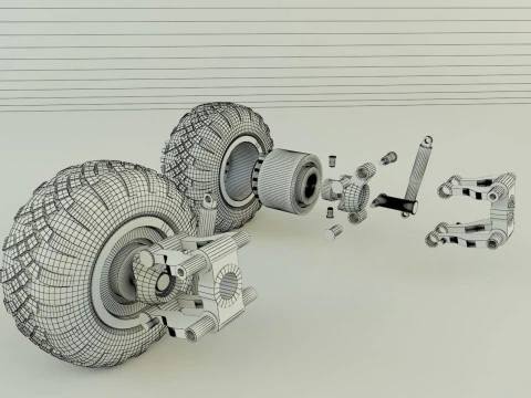 Russian Defense wheel 3D Model