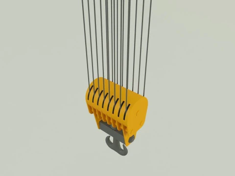 Shipyard crane model 3D Model