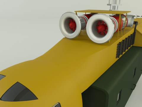 Sikorsky S-64 Skycrane helicopter Modelo 3D