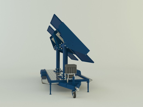 Solar panel carrier Modello 3D
