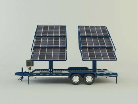 Solar panel carrier 3D Model