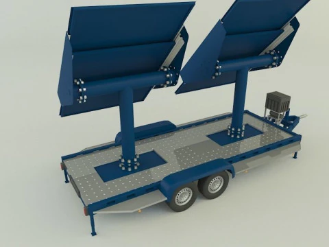 Solar panel carrier 3D Model