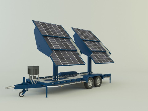 Solar panel carrier Modello 3D