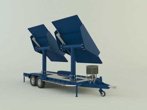 Solar panel carrier Modello 3D