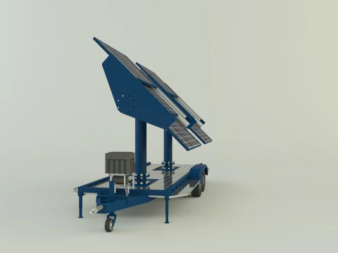 Solar panel carrier 3D Model