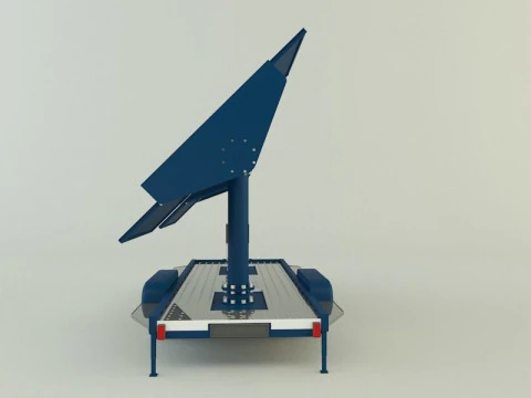 Solar panel carrier 3D Model