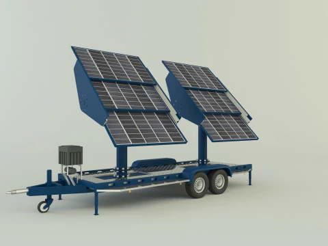 Solar panel carrier 3D Model