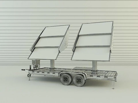 Solar panel carrier 3D Model