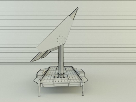 Solar panel carrier Modello 3D