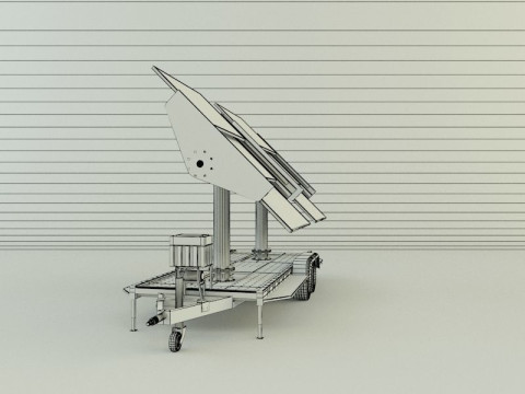 Solar panel carrier Modello 3D