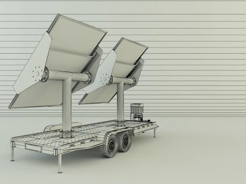 Solar panel carrier 3D Model