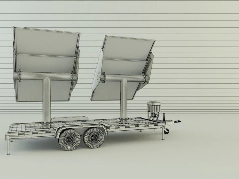 Solar panel carrier 3D Model