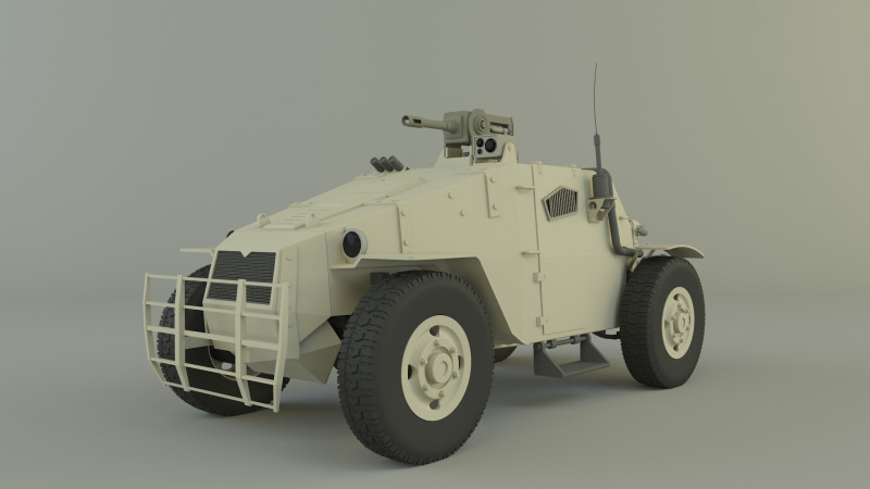 Military vehicle Model 3D .c4d .max .obj .3ds .fbx .stl .blend 