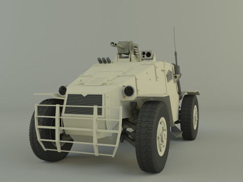 Military vehicle Model 3D