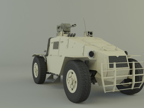 Military vehicle Model 3D