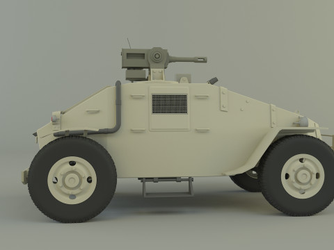 Military vehicle Model 3D
