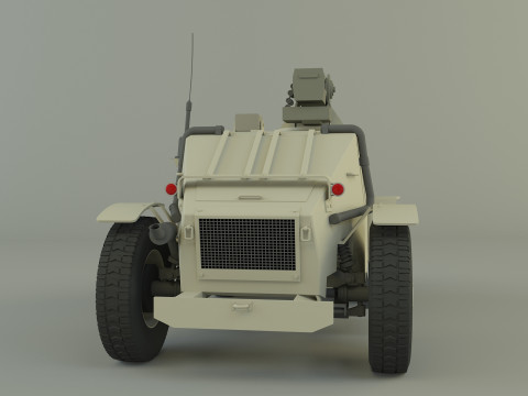 Military vehicle Model 3D