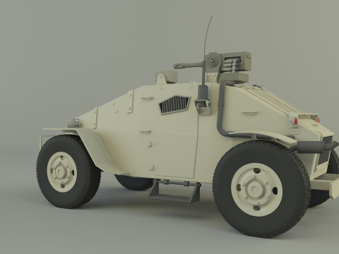 Military vehicle Model 3D