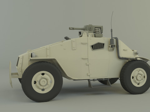 Military vehicle Model 3D