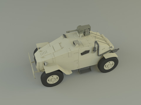 Military vehicle Model 3D