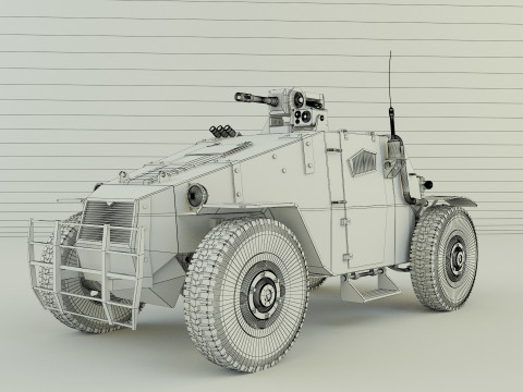 Military vehicle Model 3D
