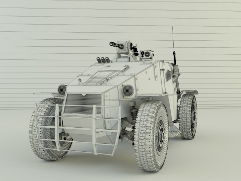 Military vehicle Model 3D