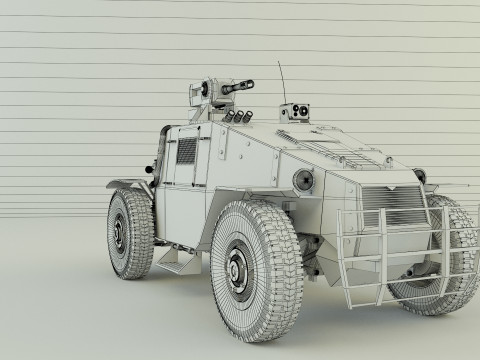 Military vehicle Model 3D