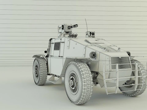 Military vehicle 3D Model