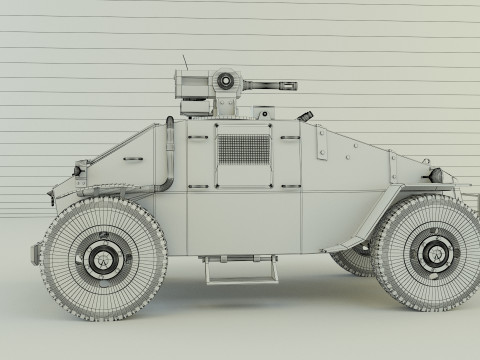 Military vehicle Model 3D