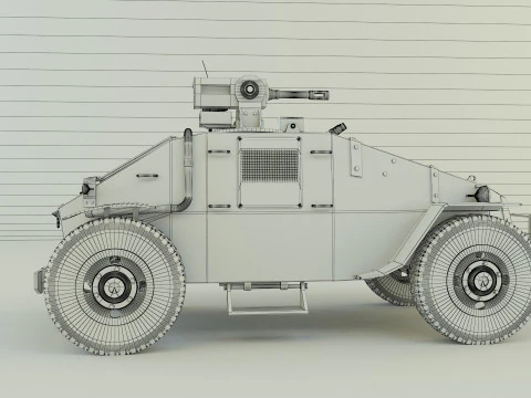 Military vehicle 3D Model