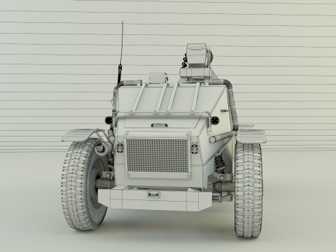 Military vehicle Model 3D