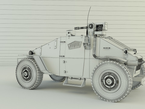 Military vehicle Model 3D