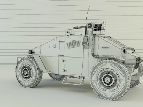 Military vehicle 3D Model