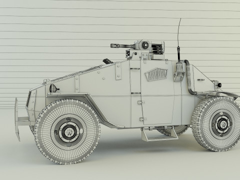 Military vehicle Model 3D
