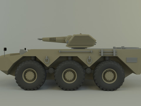 Armored vehicle AVC Mk2 Model 3D