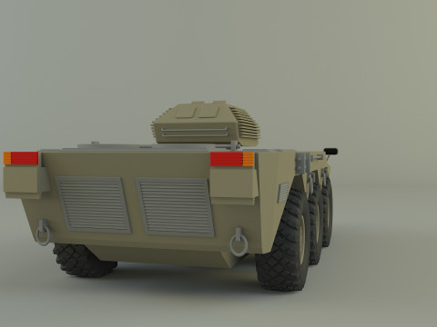 Armored vehicle AVC Mk2 Model 3D