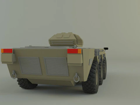 Armored vehicle AVC Mk2 3D Model