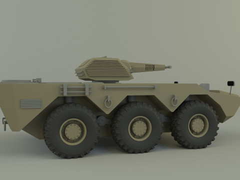 Armored vehicle AVC Mk2 Model 3D