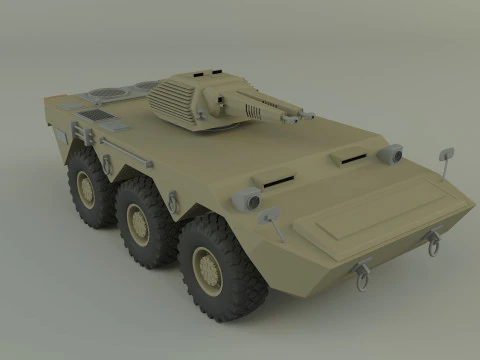Armored vehicle AVC Mk2 3D Model
