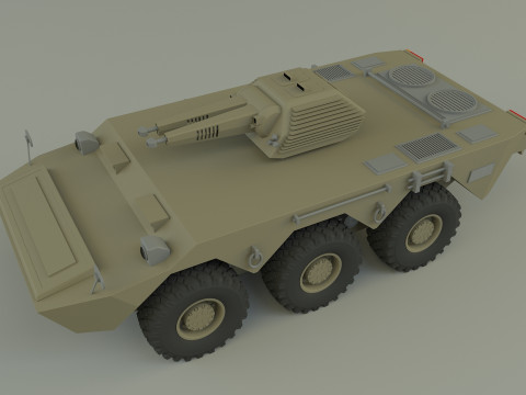 Armored vehicle AVC Mk2 Model 3D