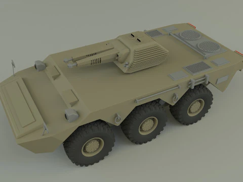 Armored vehicle AVC Mk2 3D Model