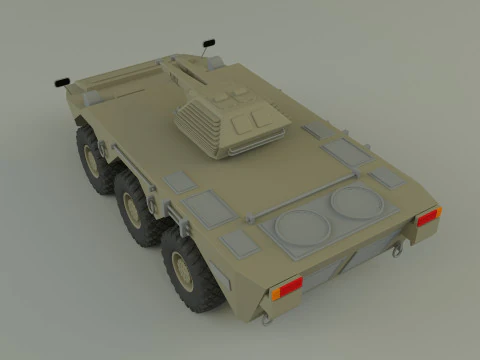 Armored vehicle AVC Mk2 3D Model