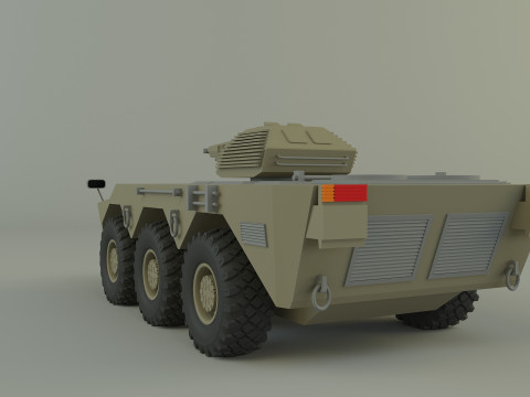 Armored vehicle AVC Mk2 Model 3D