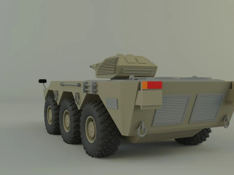Armored vehicle AVC Mk2 3D Model