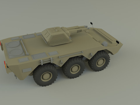 Armored vehicle AVC Mk2 Model 3D