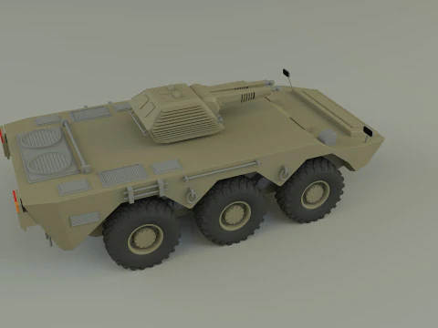 Armored vehicle AVC Mk2 3D Model