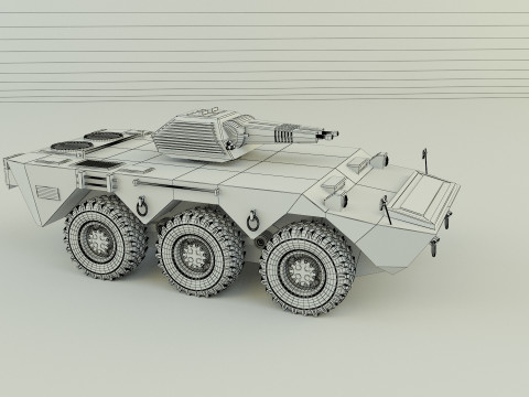 Armored vehicle AVC Mk2 Model 3D